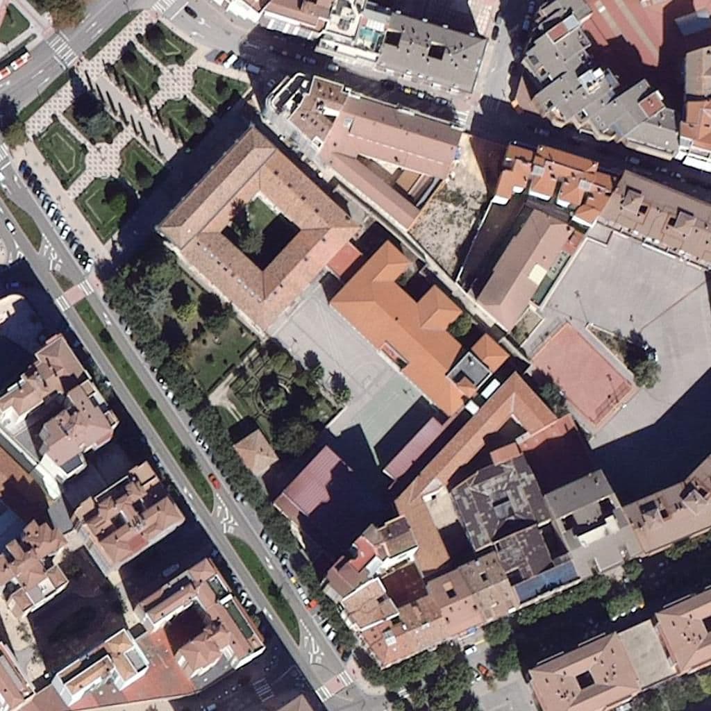 Aerial view of the grounds of CARDENAL LÓPEZ DE MENDOZA