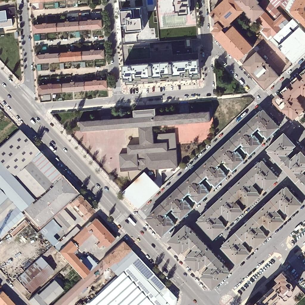 Aerial view of the grounds of CASTILLA