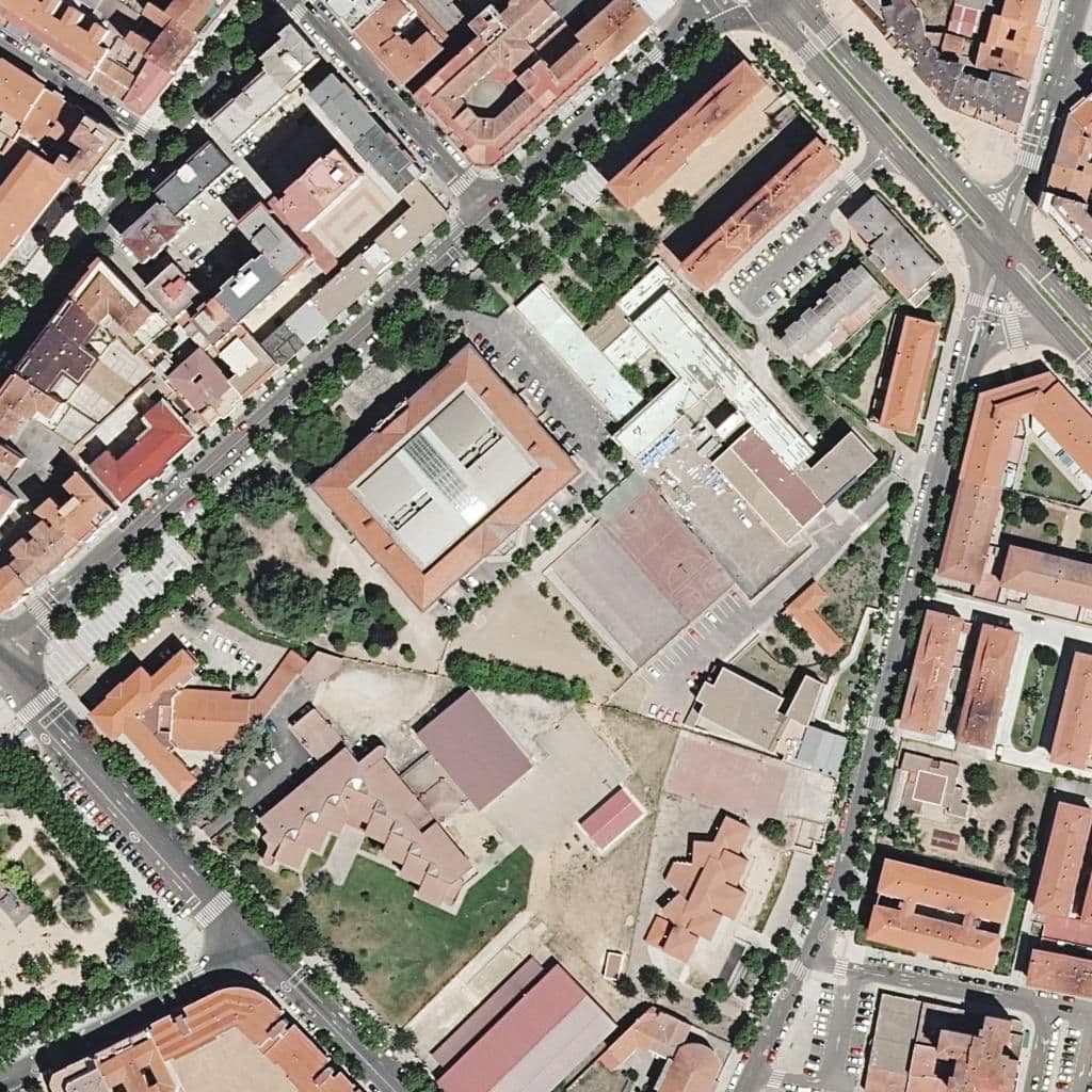 Aerial view of the grounds of CLAUDIO MOYANO