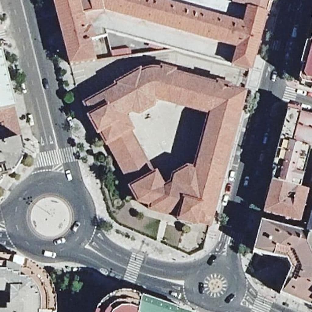 Aerial view of the grounds of CLAUDIO SÁNCHEZ ALBORNOZ