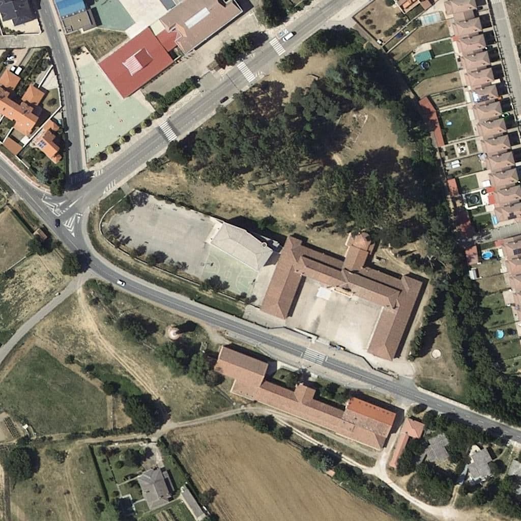 Aerial view of the grounds of CONDES DE SALDAÑA