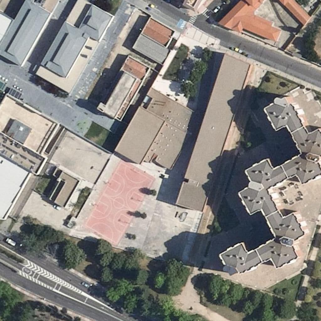 Aerial view of the grounds of CONDESA EYLO ALFONSO