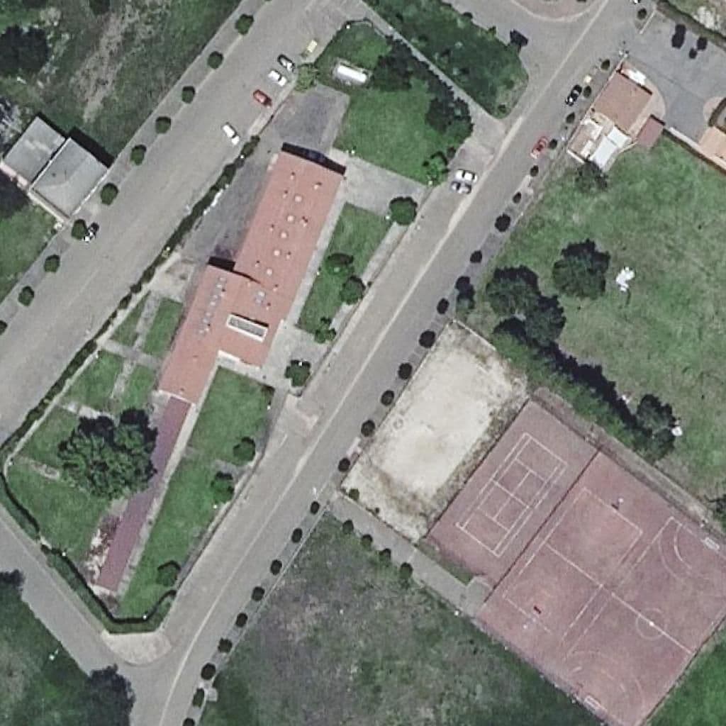 Aerial view of the grounds of DOCTORA MARÍA JOSÉ ALONSO