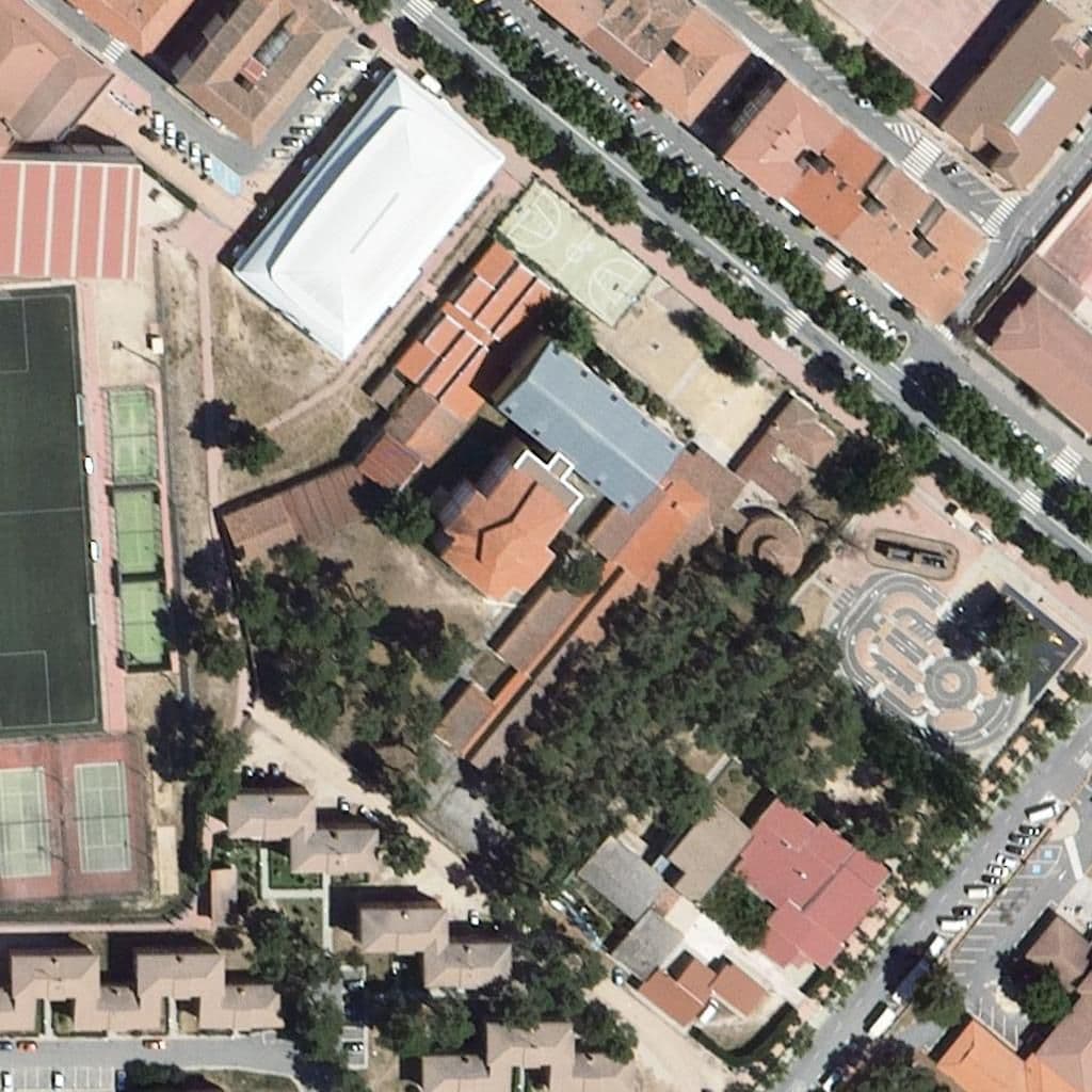 Aerial view of the grounds of EULOGIO FLORENTINO SANZ