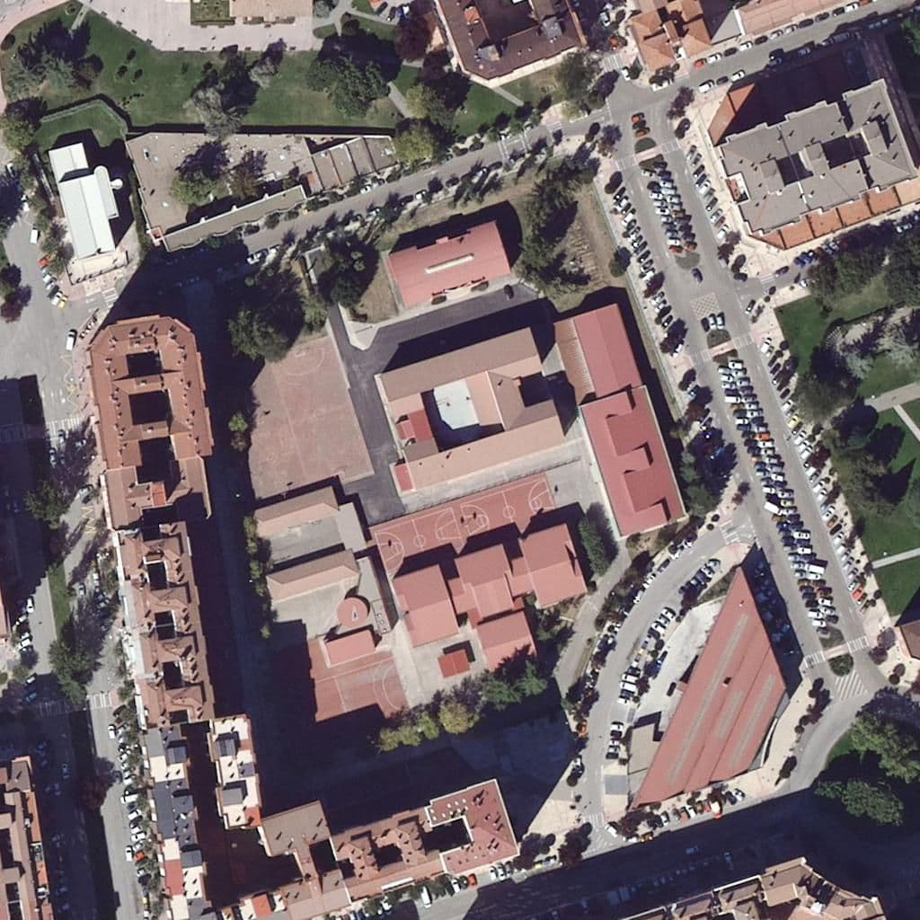Aerial view of the grounds of FÉLIX RODRÍGUEZ DE LA FUENTE