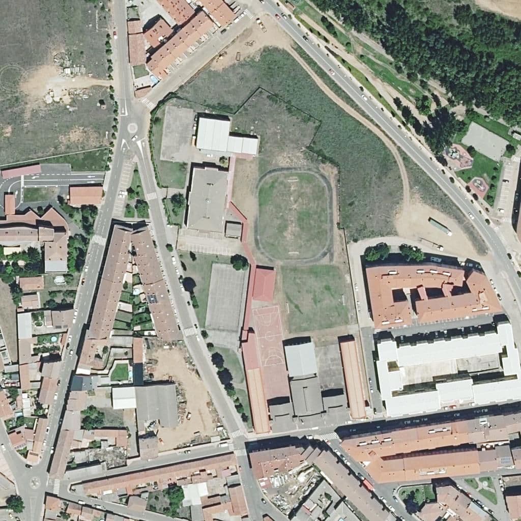 Aerial view of the grounds of FERNANDO I