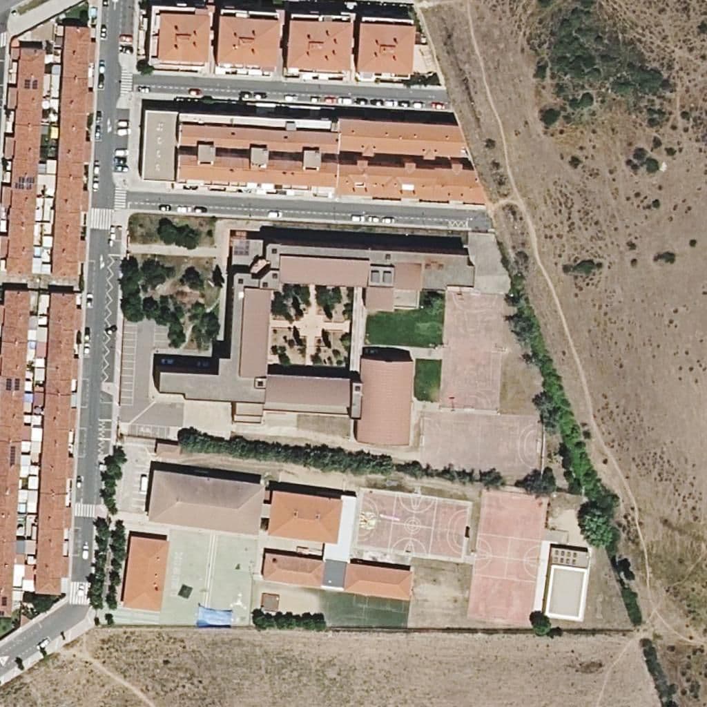 Aerial view of the grounds of G. TORRENTE BALLESTER
