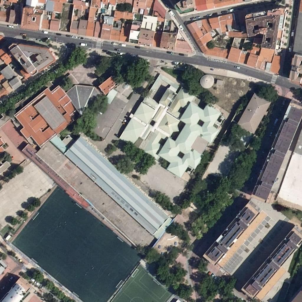 Aerial view of the grounds of GALILEO