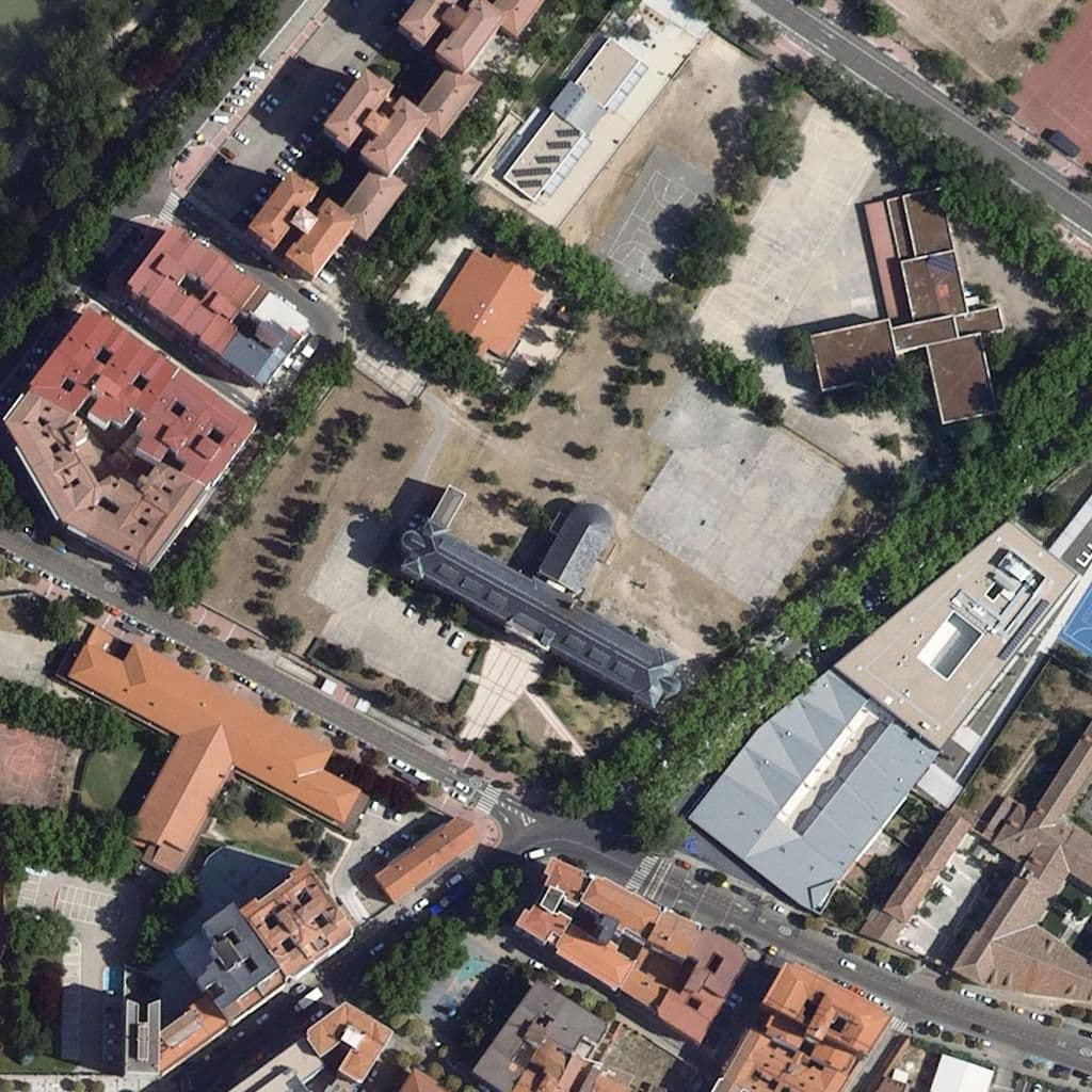 Aerial view of the grounds of JUAN DE JUNI