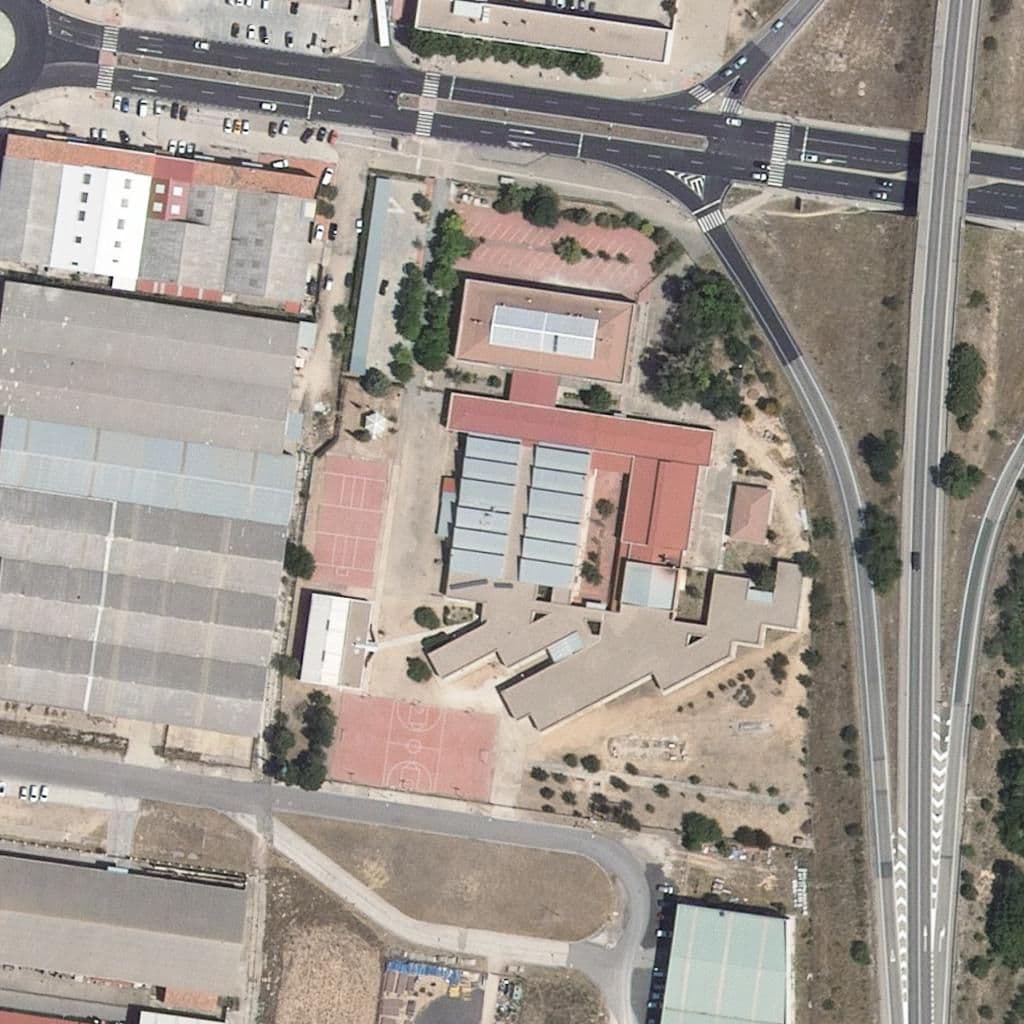 Aerial view of the grounds of JUAN MARTÍN EL EMPECINADO