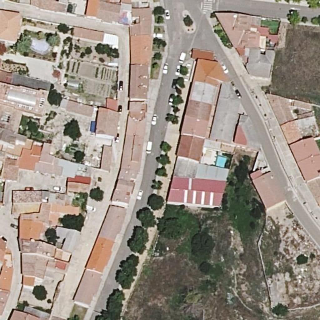 Aerial view of the grounds of JUANA I DE CASTILLA