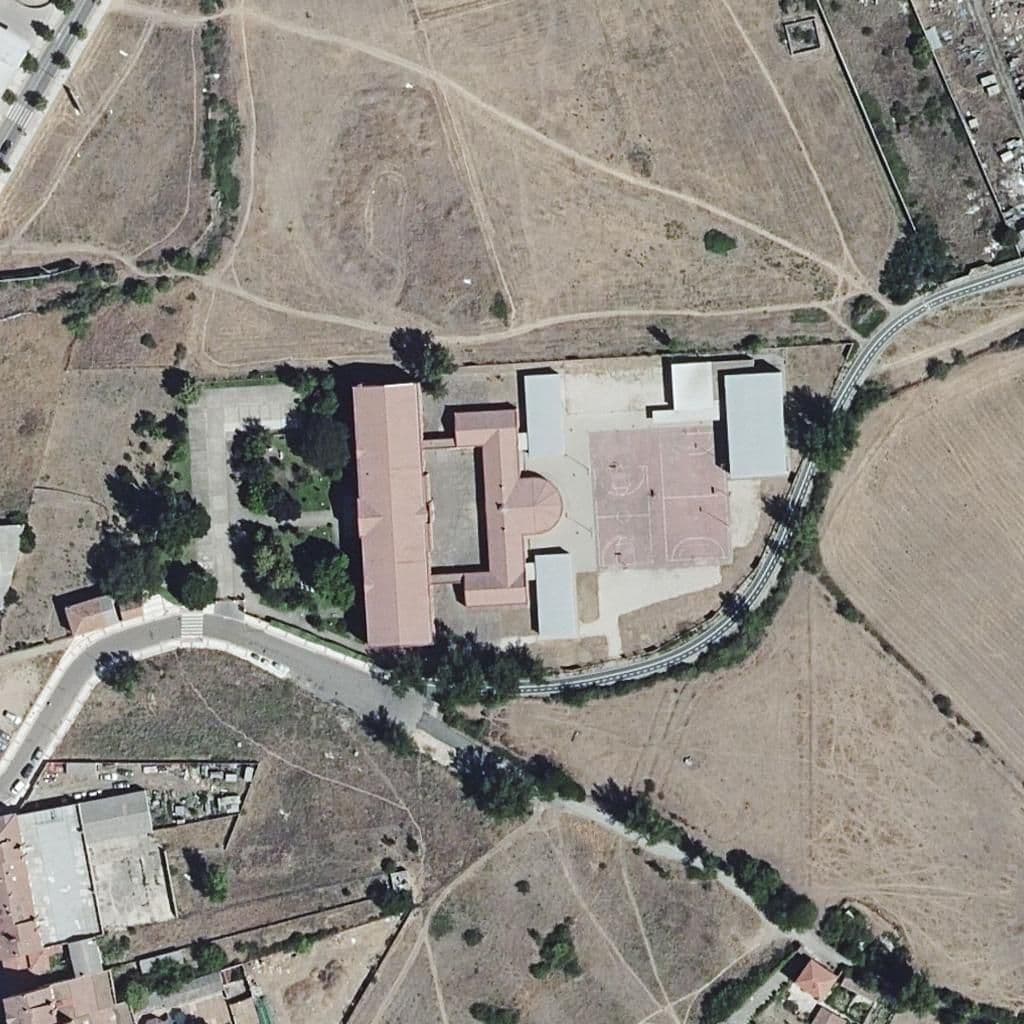 Aerial view of the grounds of LANCIA