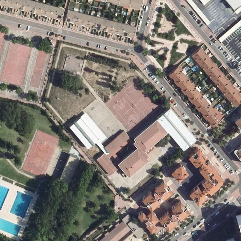 Aerial view of the grounds of LAS SALINAS