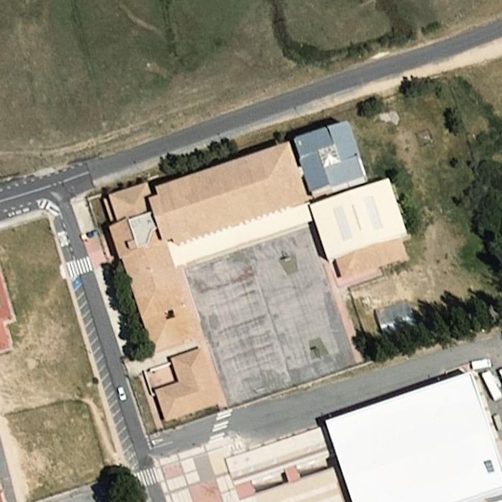 Aerial view of the grounds of MARÍA DE CÓRDOBA