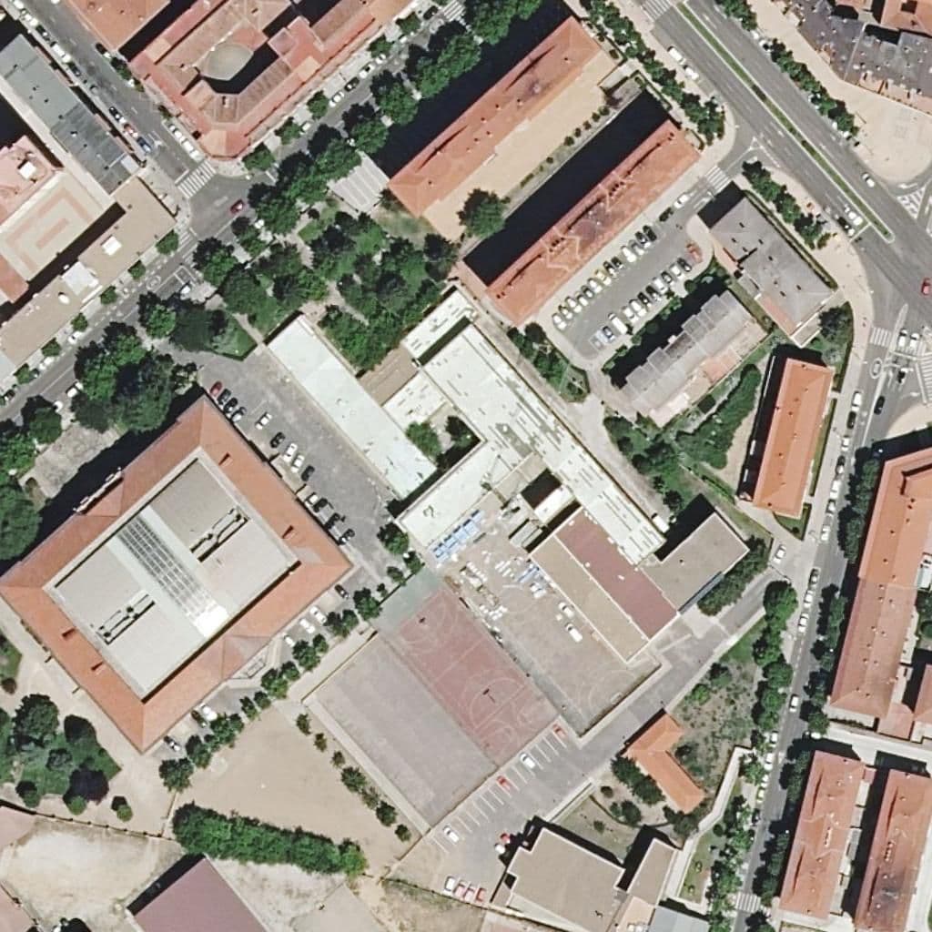 Aerial view of the grounds of MARÍA DE MOLINA