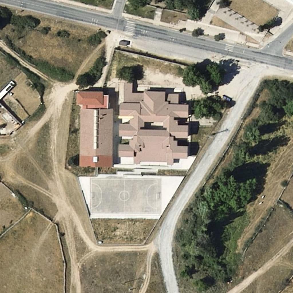 Aerial view of the grounds of MARÍA ZAMBRANO