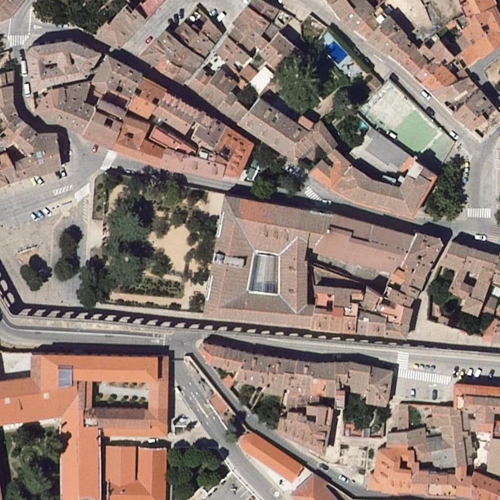 Aerial view of the grounds of MARIANO QUINTANILLA
