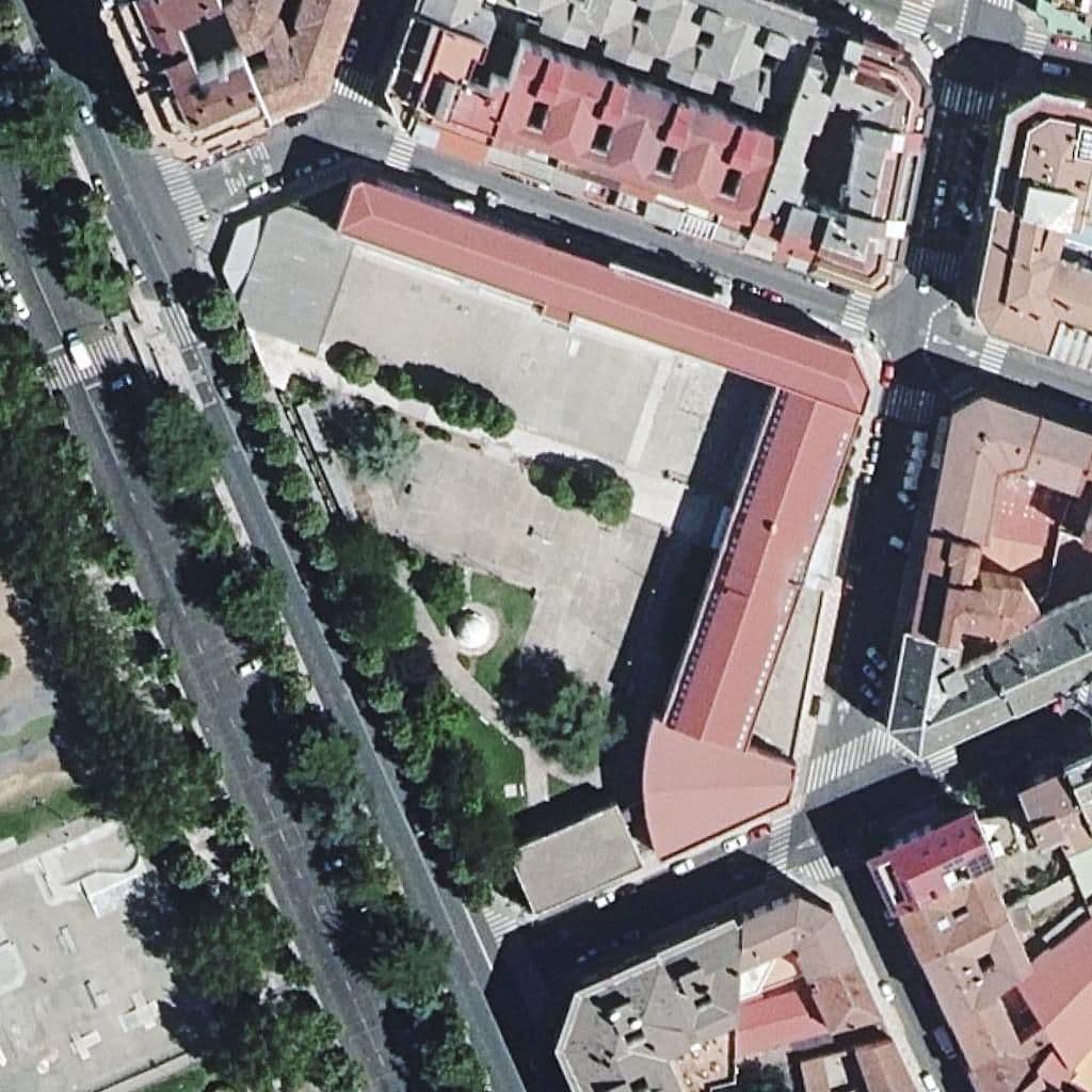 Aerial view of the grounds of PADRE ISLA