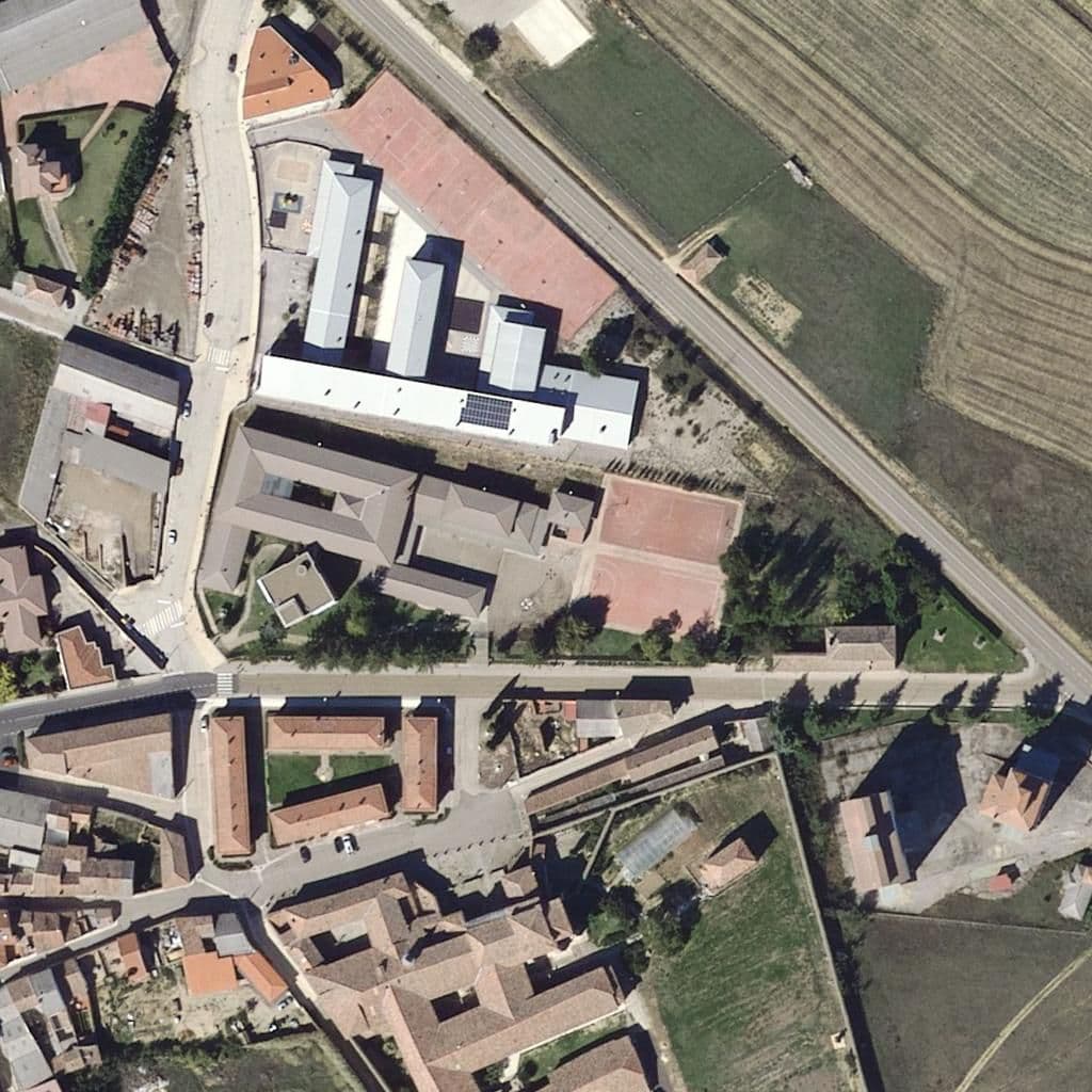 Aerial view of the grounds of SEM TOB