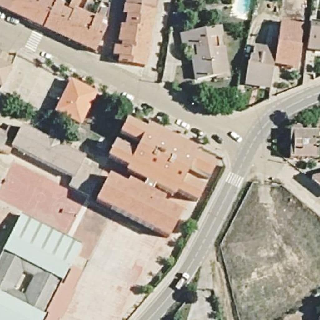 Aerial view of the grounds of TIERRA DE CAMPOS