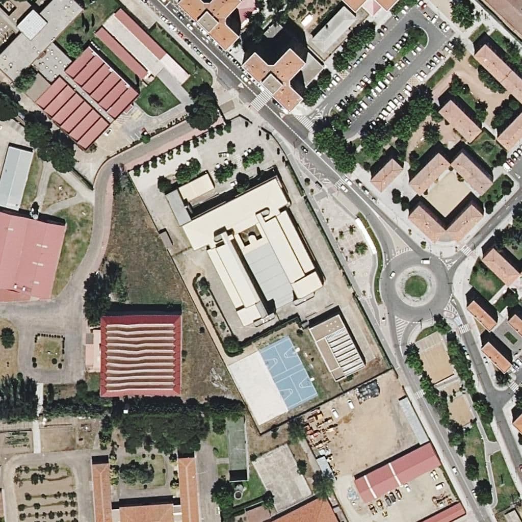 Aerial view of the grounds of TORRES VILLARROEL