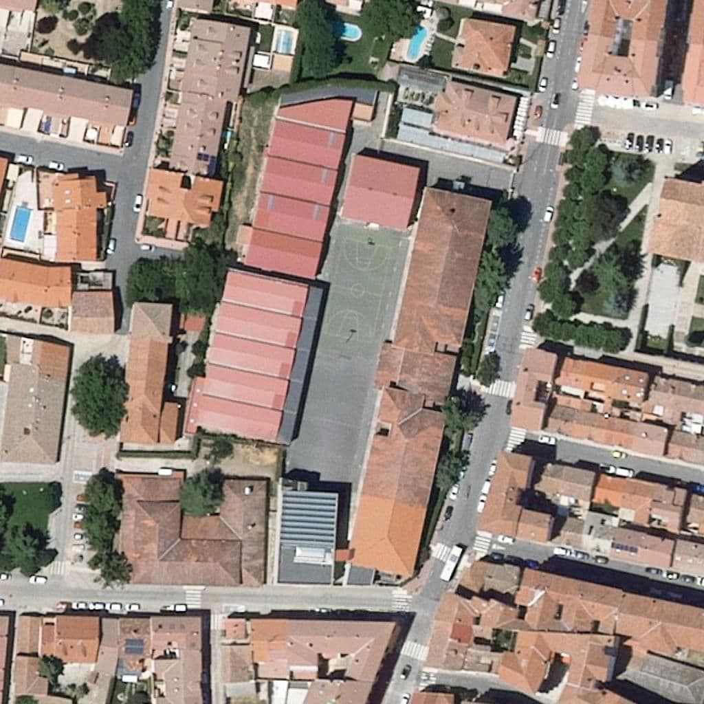 Aerial view of the grounds of VASCO DE LA ZARZA