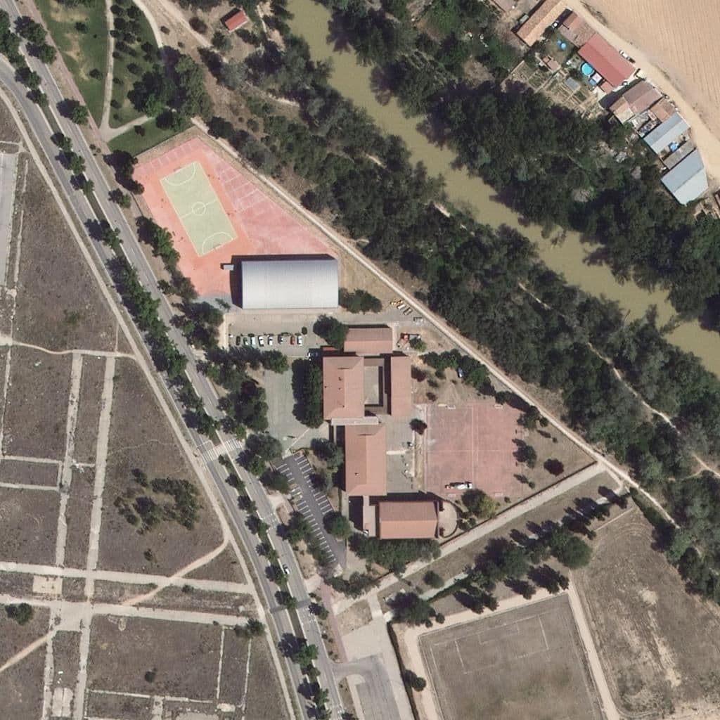 Aerial view of the grounds of VELA ZANETTI