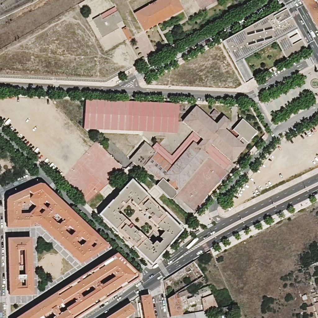 Aerial view of the grounds of VENANCIO BLANCO