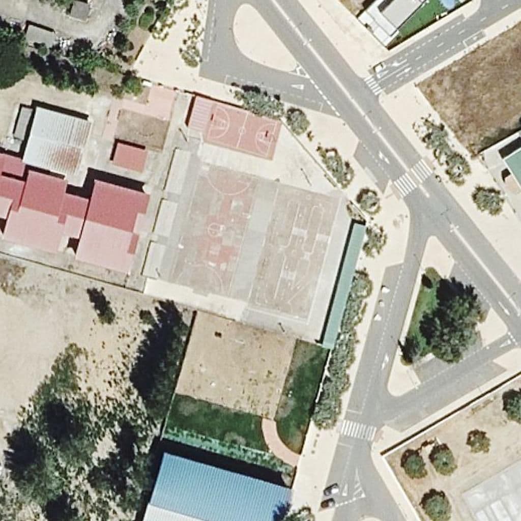 Aerial view of the grounds of VÍA DE LA PLATA