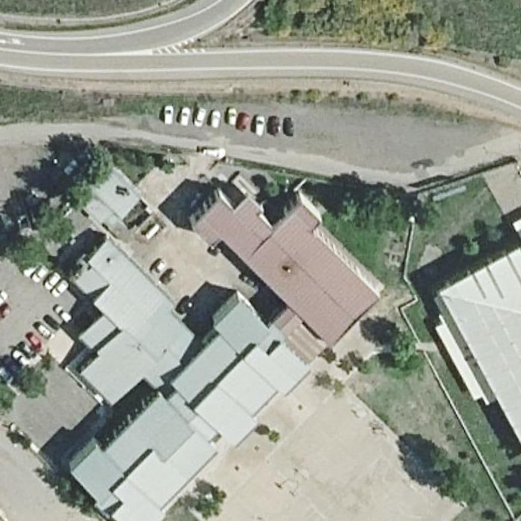 Aerial view of the grounds of ASTURA