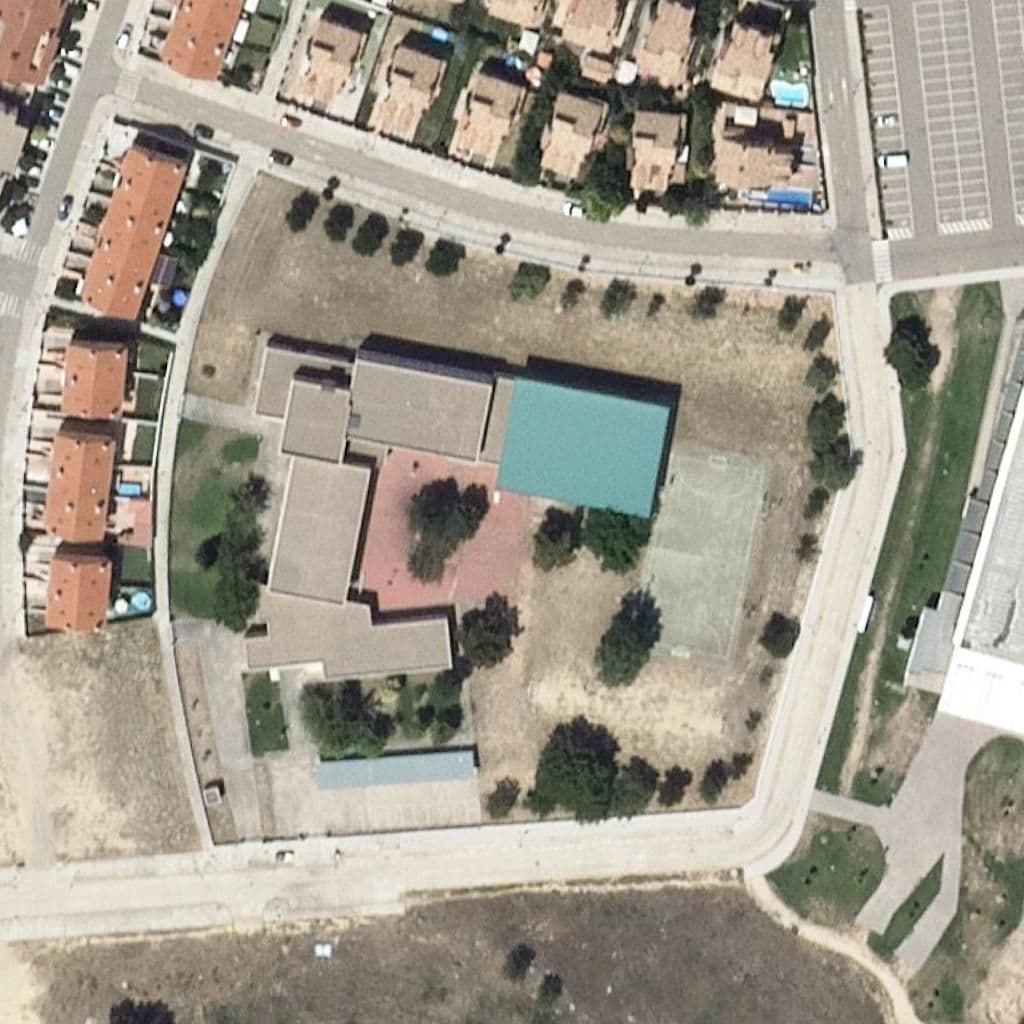 Aerial view of the grounds of CANAL DE CASTILLA