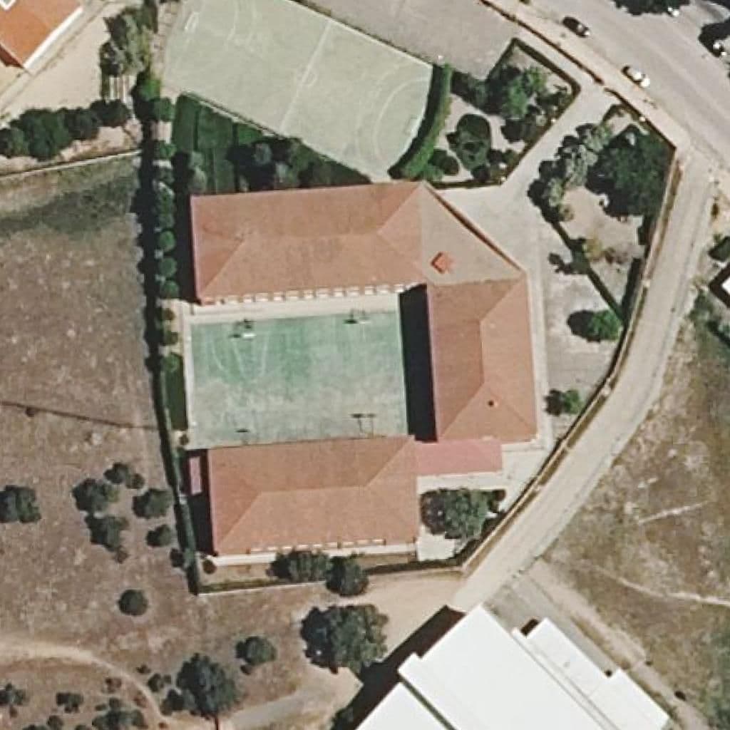 Aerial view of the grounds of QUERCUS