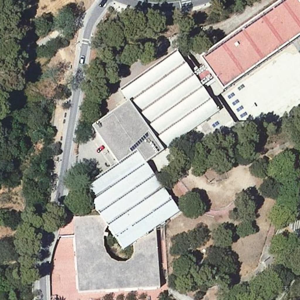 Aerial view of the grounds of Institut Anna Gironella De Mundet