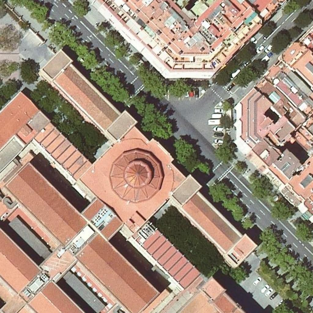 Aerial view of the grounds of Cfa Can Batlló