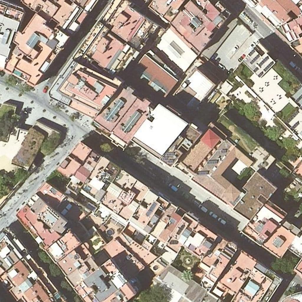 Aerial view of the grounds of Thuya