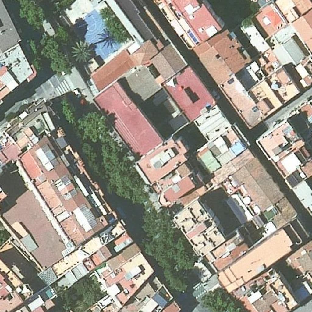 Aerial view of the grounds of Lli Privada Walt Disney