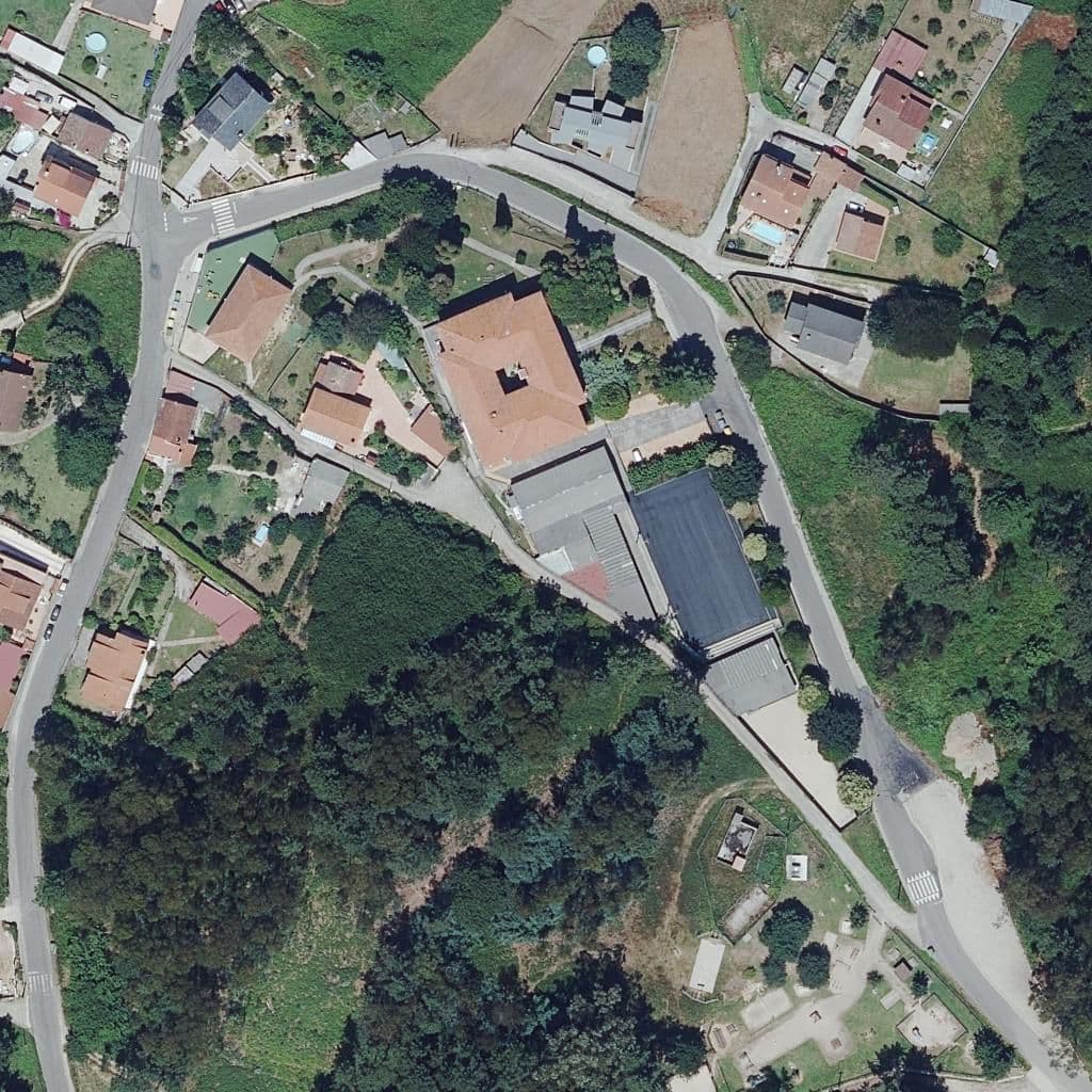 Aerial view of the grounds of CEIP de Chans-Bembrive