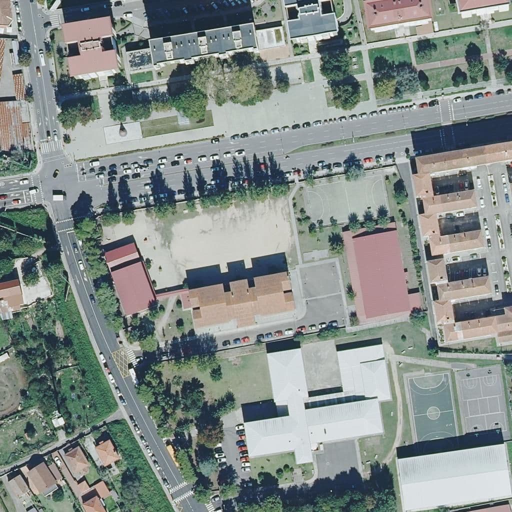 Aerial view of the grounds of CEP Celso Emilio Ferreiro