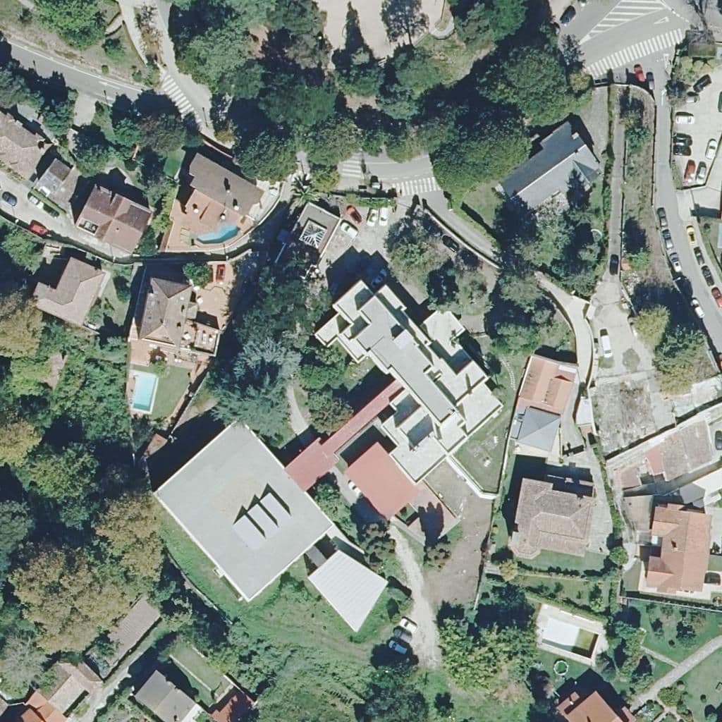 Aerial view of the grounds of CMUS Superior de Vigo
