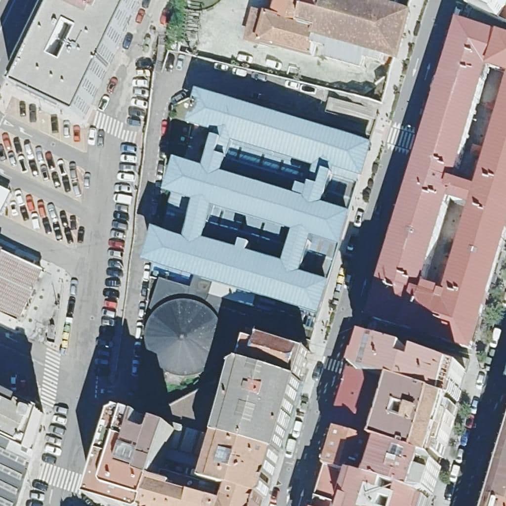 Aerial view of the grounds of EPAPU Berbés