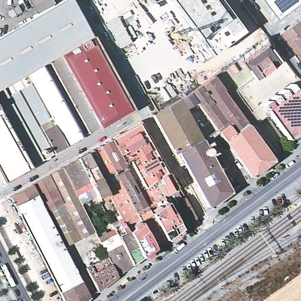 Aerial view of the grounds of Lli Privada Petit Mireia