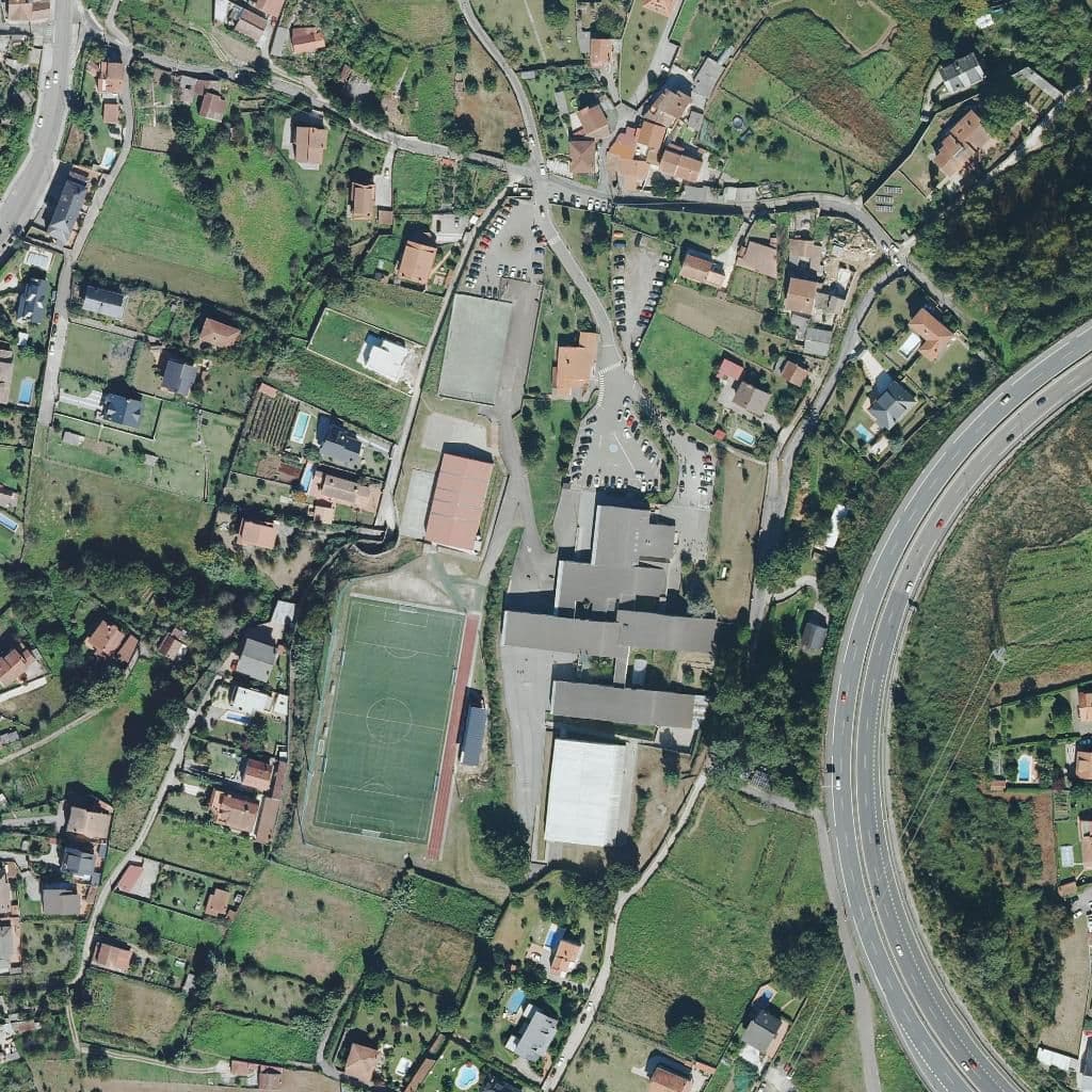 Aerial view of the grounds of CPR FP Montecastelo