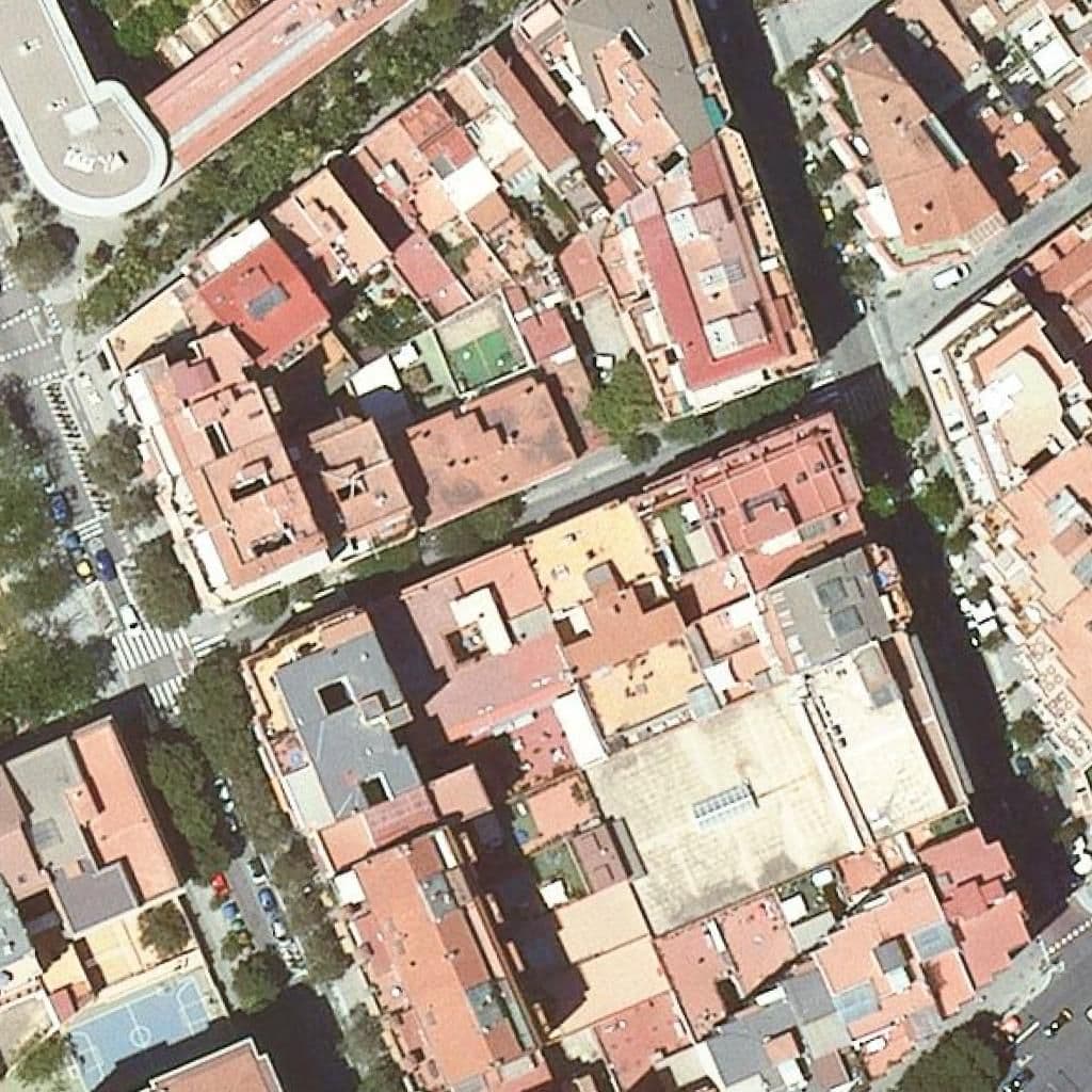 Aerial view of the grounds of Hda Hospital De Dia De Les Corts I Sarrià-Sant Gervasi