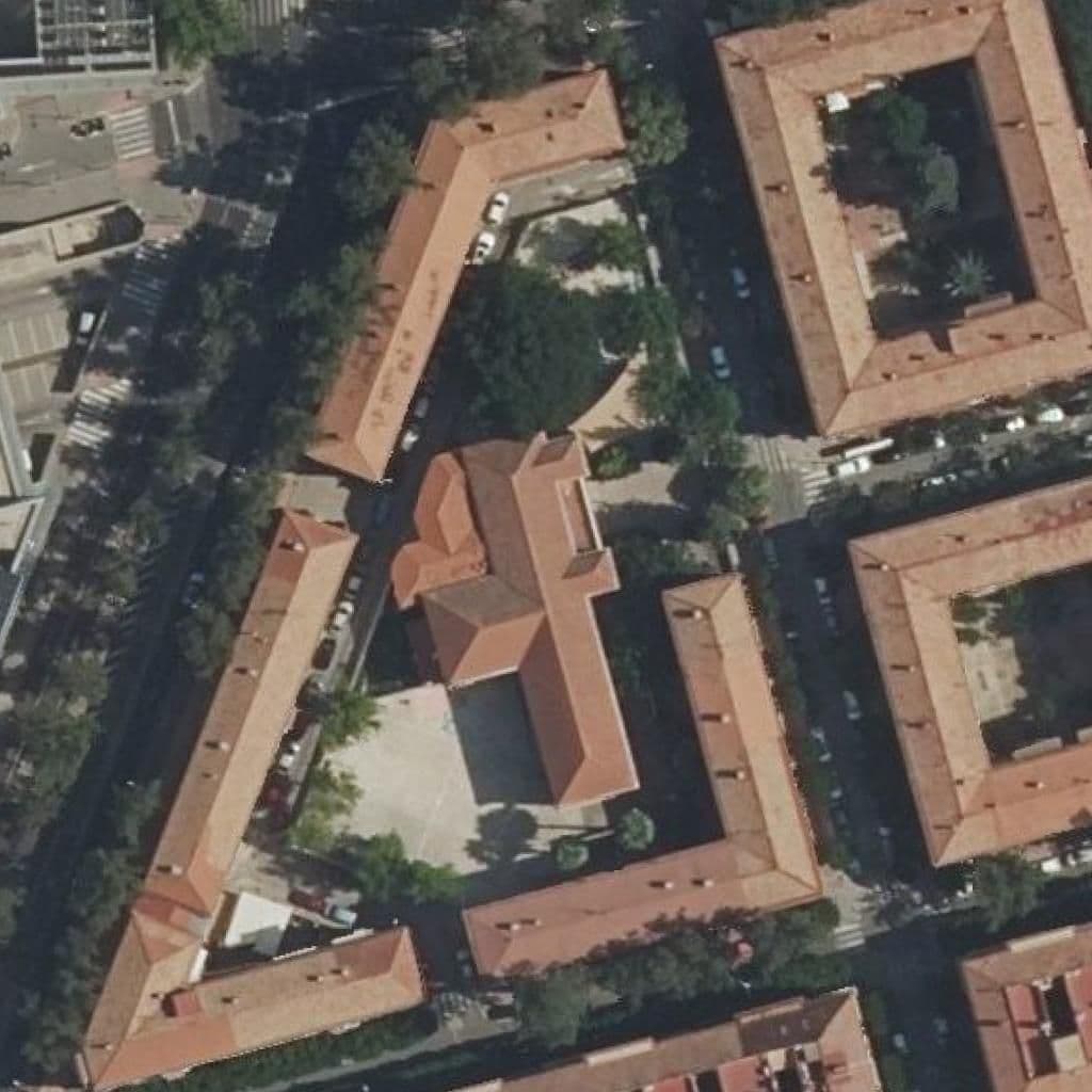 Aerial view of the grounds of VISTABELLA