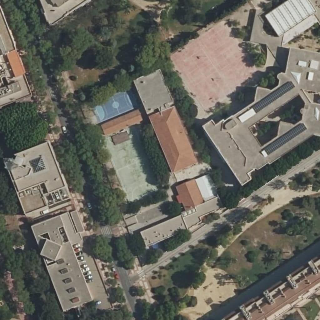Aerial view of the grounds of LUIS COSTA