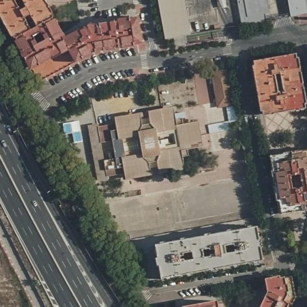 Aerial view of the grounds of SAN ANDRÉS