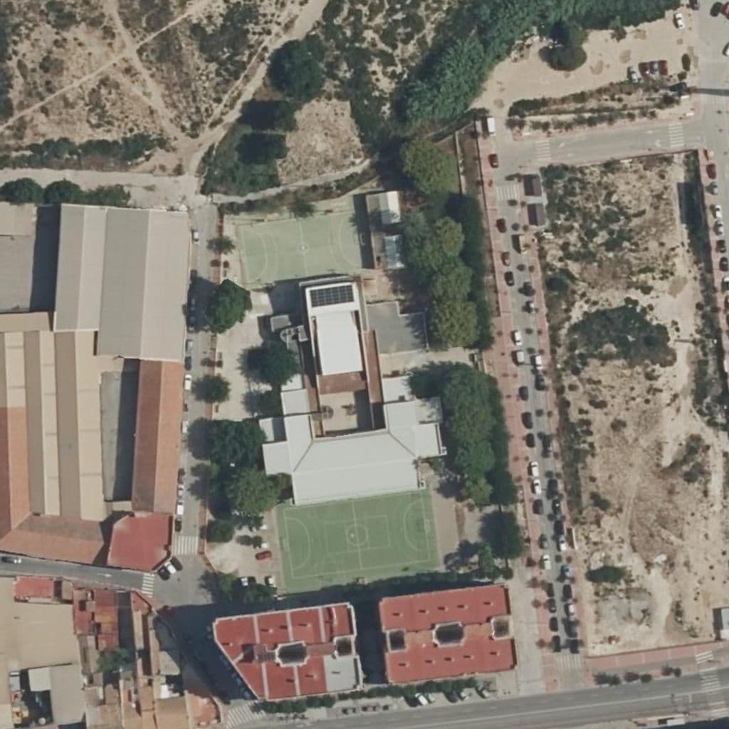Vista aérea del recinto de BARRIOMAR 74