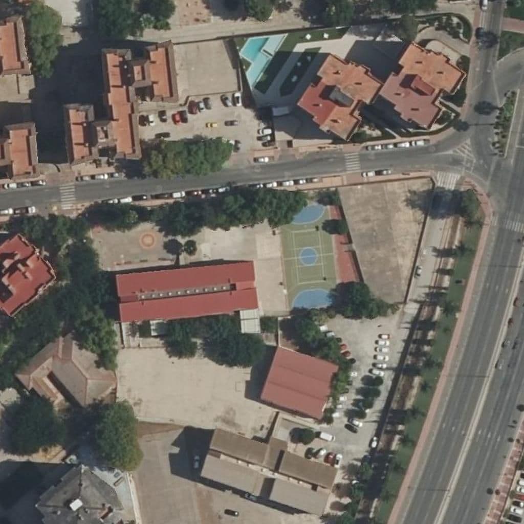 Aerial view of the grounds of ALEJANDRO VALVERDE BELMONTE