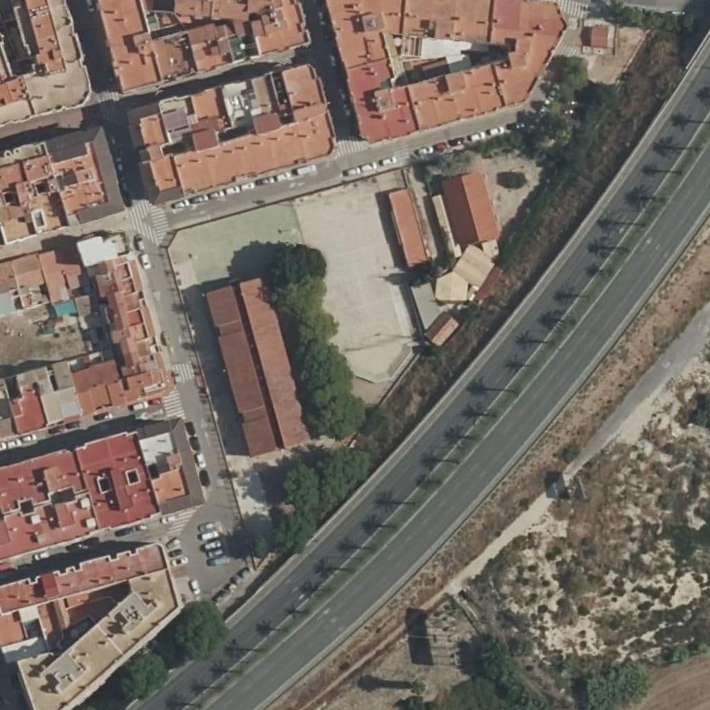 Aerial view of the grounds of FRANCISCO GINER DE LOS RÍOS