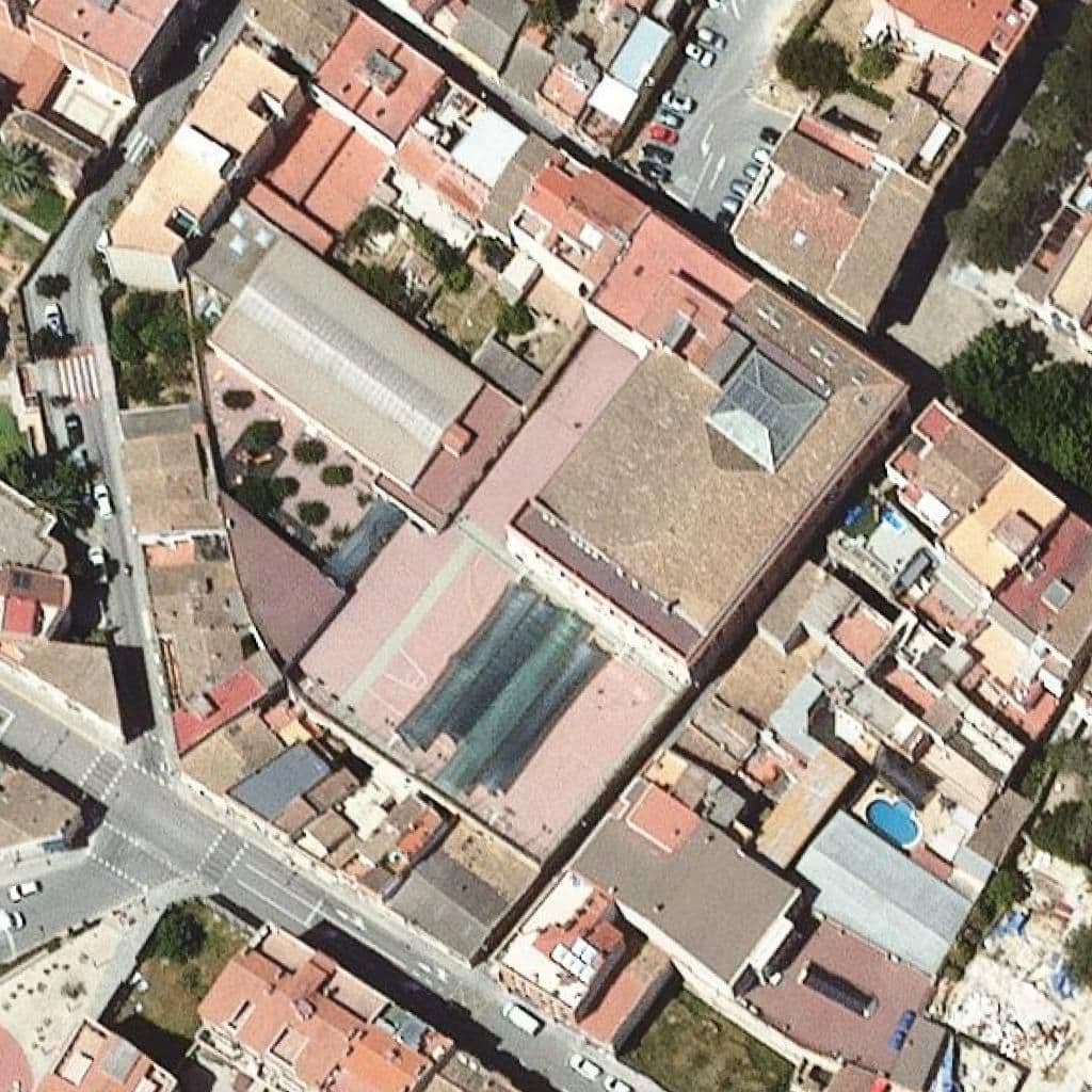 Aerial view of the grounds of Sant Ramon De Penyafort